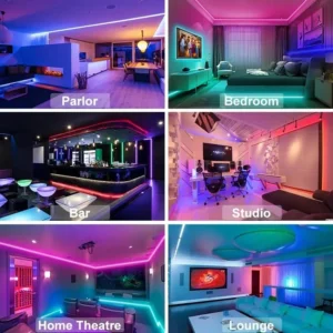 USB LED Strip Lights APP Control Color Changing 6